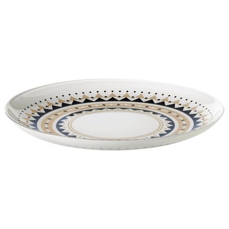 Тарелка десертная СОММАР 2018, с рисунком, бежевый (20 см)