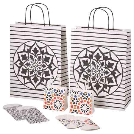 Подарочная упаковка, 8 шт., разные цвета IKEA HEMBJUDEN ХЕМБЬЮДЕН 205.124.10