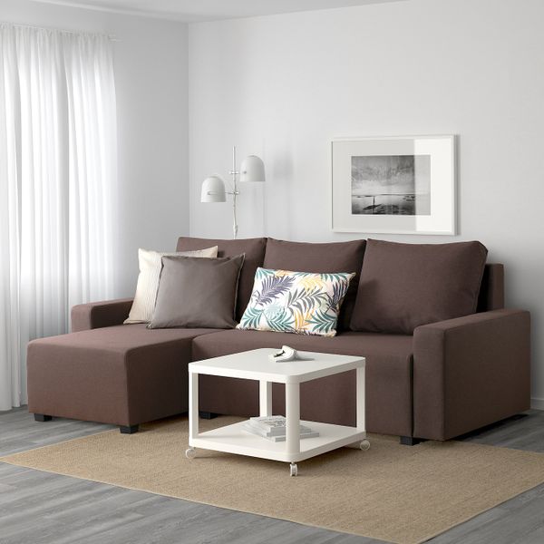 Диван-кровать с козеткой, Рудорна коричневый IKEA GIMMARP ГИММАРП 504.489.03 - фото 7