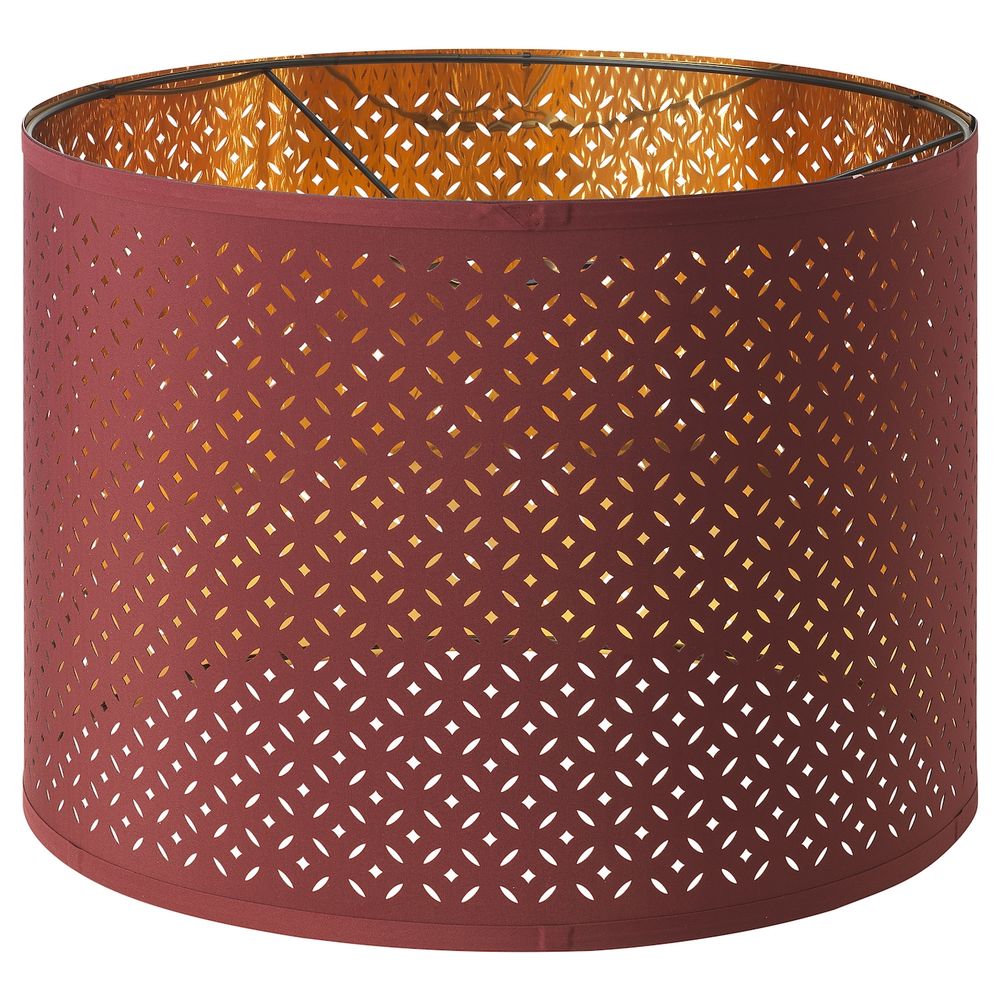 Абажур, темно-красный/желтая медь 44 см IKEA NYMÖ НИМО 204.474.48 - фото 1