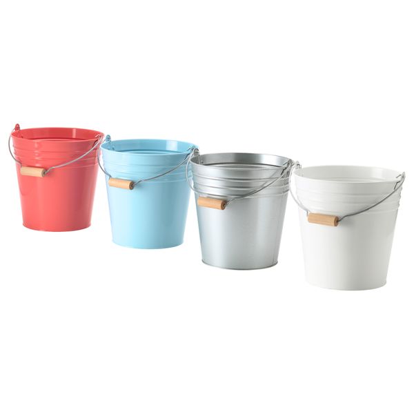 Ведро/горшок СОККЕР, д/дома/улицы, разные цвета (10 л) - схема-чертеж с размерами