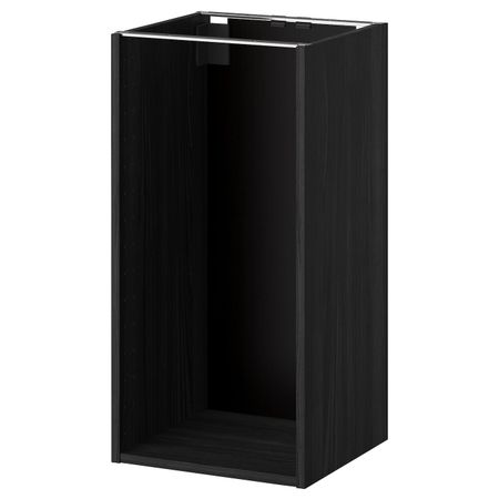 Каркас напольного шкафа, под дерево черный 40x37x80 см IKEA МЕТОД 903.679.71