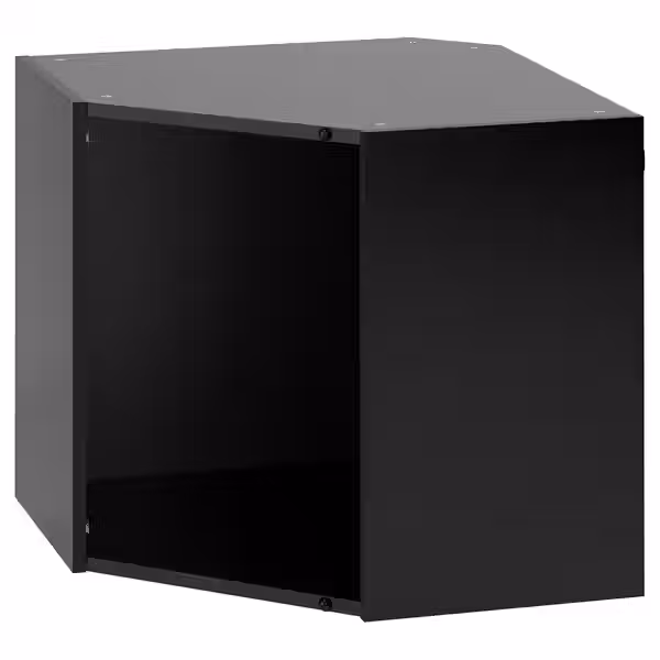 METOD Каркас навесного углового шкафа - черно-серый 68x37x60 см - фото 1