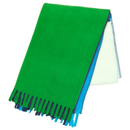 Плед МАДЖЕ, зеленый/синий (120x180 см)