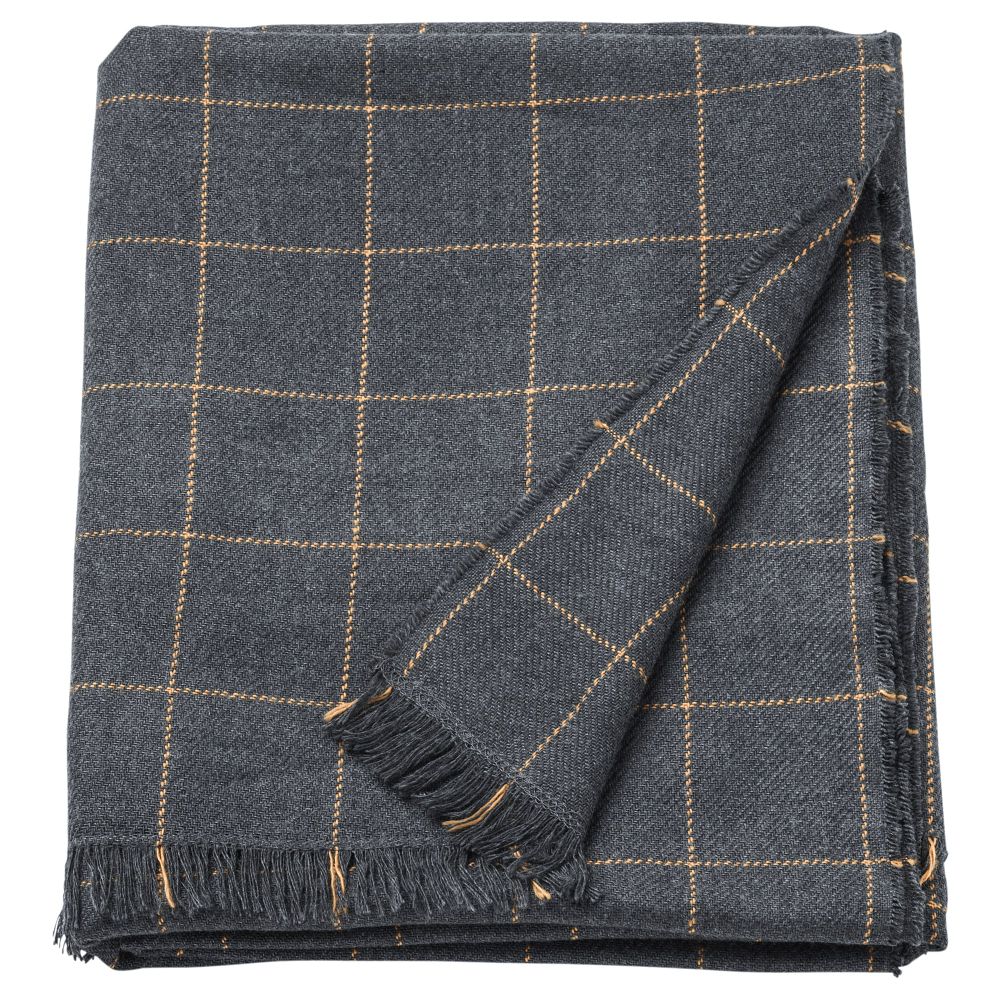 Плед ВОРКРАГЕ, серый (110x170 см) - фото 1