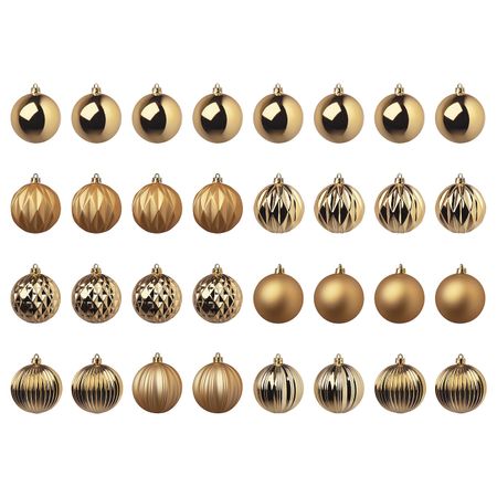 Украшение, шар, золотой, 8 см IKEA ВИНТЕРФЕСТ 204.308.86