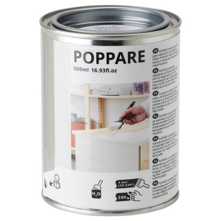 Краска, белый IKEA POPPARE 004.677.91