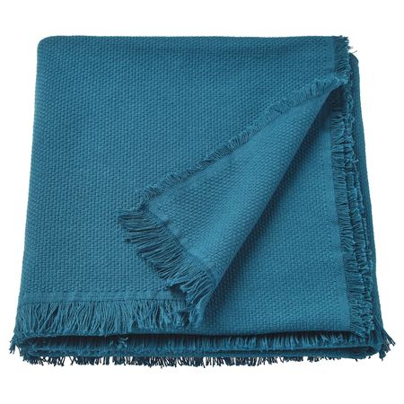 Плед, синий 130x170 см IKEA ОДДРУН 103.957.89
