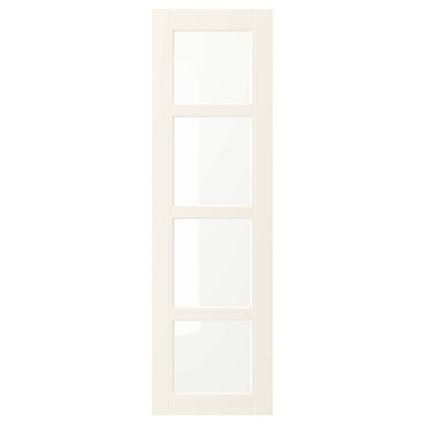 Стеклянная дверь, белый с оттенком 30x100 см IKEA HITTARP ХИТАРП 803.613.71 - фото 1