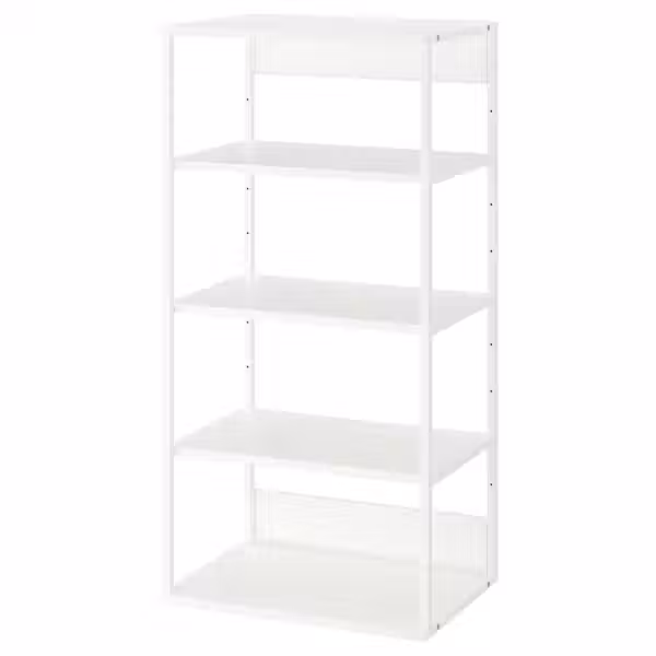 PLATSA Открытый стеллаж - белый 60x40x120 см - фото 1
