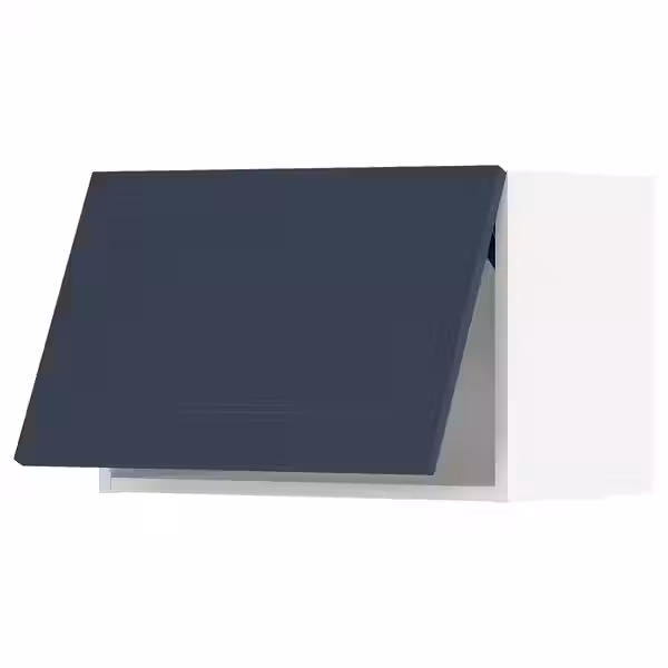 METOD Горизонтальный навесной шкаф - белый Axstad/матовая поверхность синий 60x40 см - фото 1