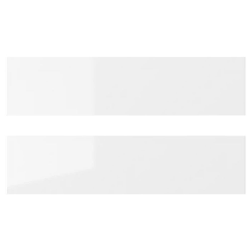 RINGHULT Фронтальная панель ящика - глянцевый белый 40x10 см - фото 1