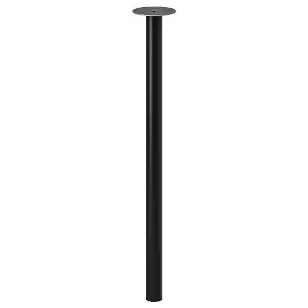 LAGKAPTEN / ADILS Письменный стол - серый/под дерево чёрный 120x60 см - схема-чертеж с размерами