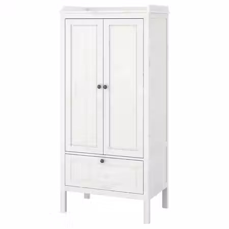 SUNDVIK Шкаф платяной - белый 80x50x171 см
