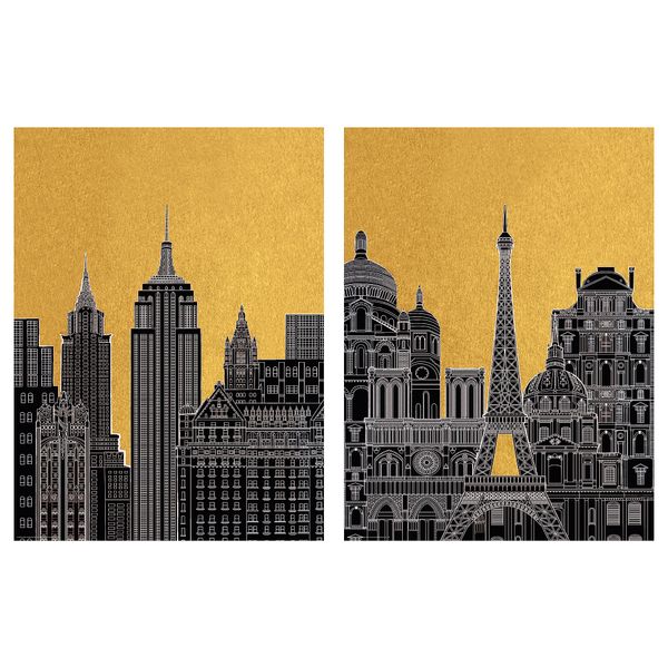 Постер, Виды городов, 30x40 см IKEA DRÖMBILD ДРЁМБИЛЬД 504.420.29 - фото 2