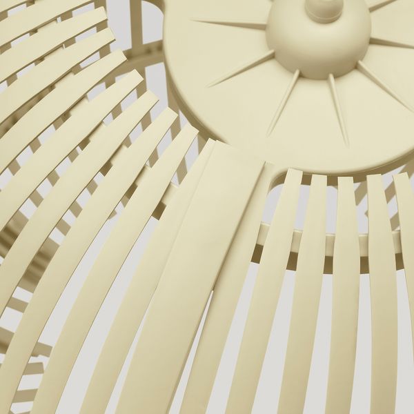 Подвесной светильник, светодиодный, для сада, овальной формы, 37 см IKEA SOLVINDEN 105.718.34 - схема-чертеж с размерами