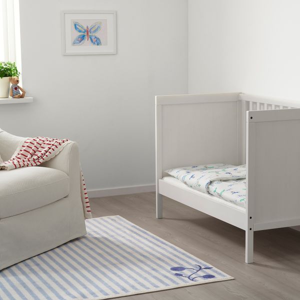 Детское постельное белье, 3 предм., плывущий мышонок 60x120 см IKEA RÖDHAKE РЁДХАКЕ 904.401.89 - фото 2