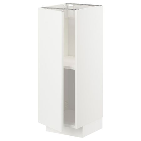 Напольный шкаф с полками, белый/Хэггеби белый 30x37 см IKEA METOD МЕТОД 793.012.60
