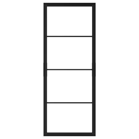 SKYTTA Рама раздвижной двери - чёрный 77x196 см