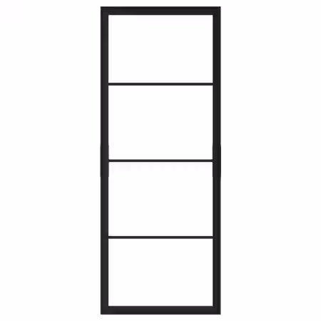 SKYTTA Рама раздвижной двери - чёрный 77x196 см