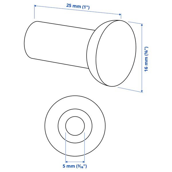 IKEA, дополнительный ракурс - схема-чертеж с размерами