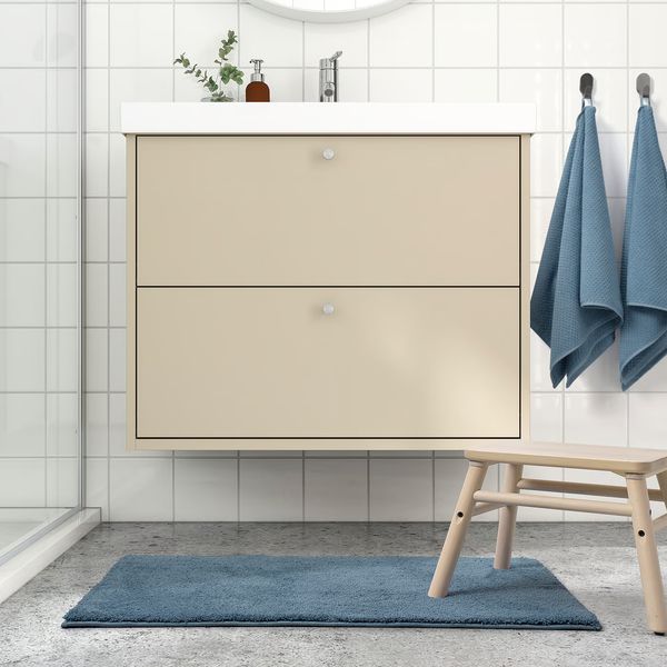 IKEA в интерьере ванной - схема-чертеж с размерами