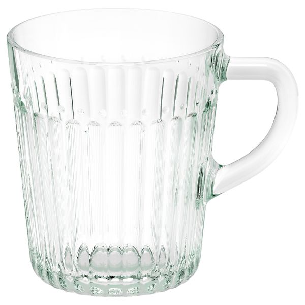 Кружка, прозрачное стекло 25 сл IKEA DRÖMBILD ДРЁМБИЛЬД 204.174.51 - фото 1