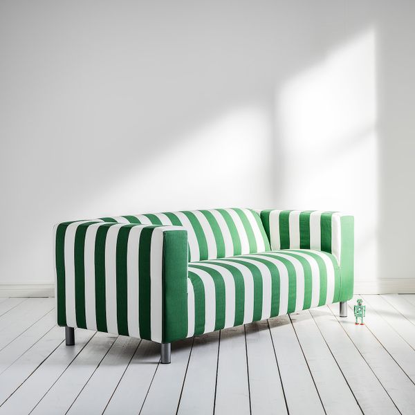 2-местный диван, Радбюн зеленый, белый IKEA KLIPPAN КЛИППАН 994.719.87 - фото 4