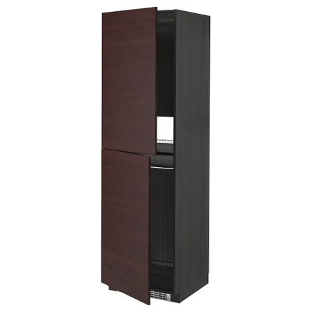 Высокий шкаф для холодильник, морозильник, 60x60x200 cm IKEA METOD МЕТОД 193.350.84