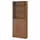 BILLY / OXBERG Стеллаж с дверьми - коричневый под грецкий орех 80x30x202 см
