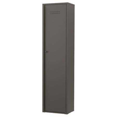 Шкаф с дверью, серый 40x160 см IKEA ИВАР 503.846.61
