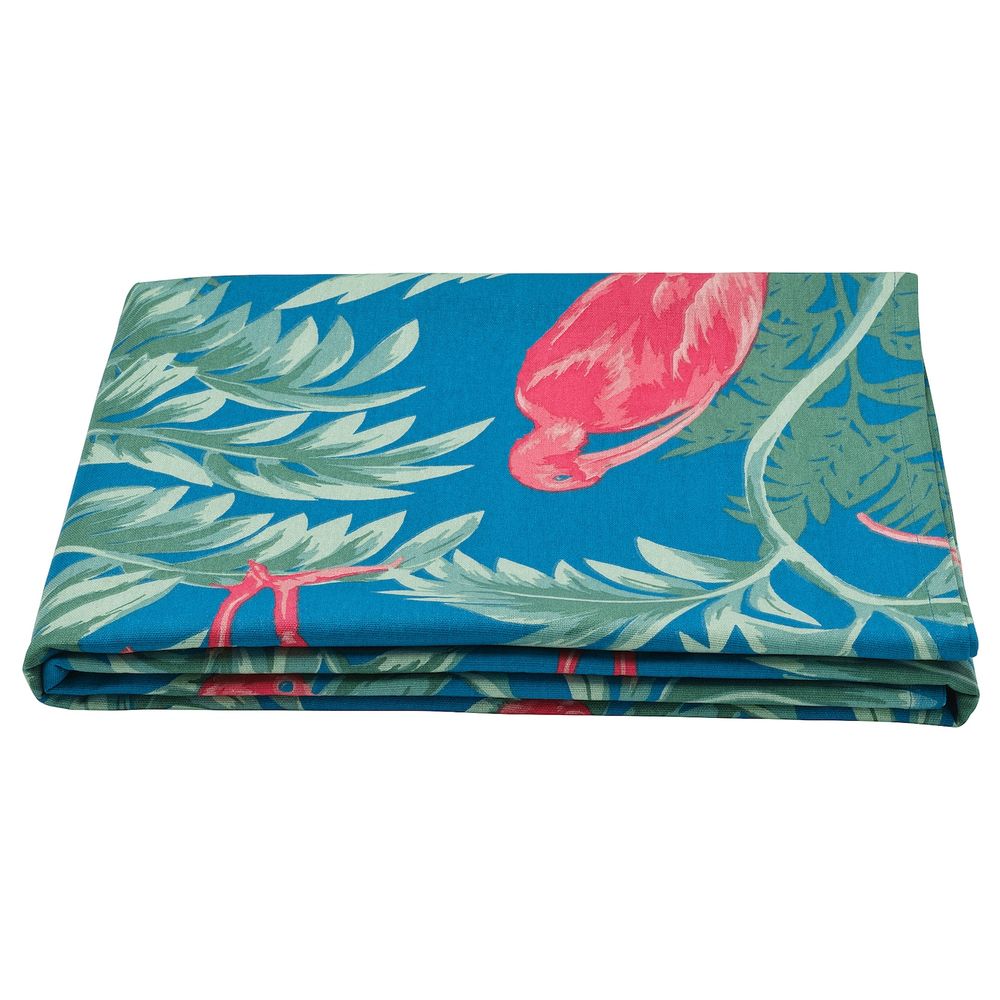 Скатерть, птица, разноцветный 145x240 см IKEA СОММАРЛИВ 804.511.83 - фото 1