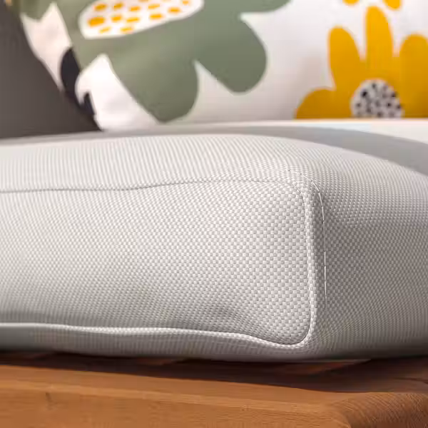 /DUVHOLMEN Подушка на садовую мебель IKEA в интерьере - схема-чертеж с размерами