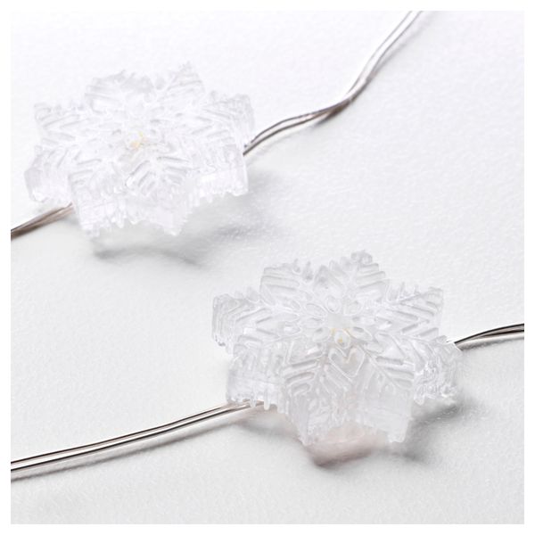 Гирлянда, 40 светодиодов СТРОЛА, снежинка - схема-чертеж с размерами