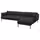 ÄPPLARYD ЭППЛАРЮД 4-местный диван с козеткой - Gunnared черный/серый