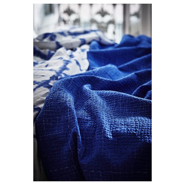 Покрывало ТЭНКВЭРД, синий (250x250 см) - схема-чертеж с размерами