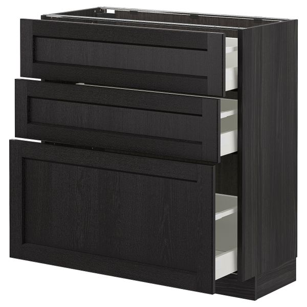 IKEA, вид спереди - схема-чертеж с размерами