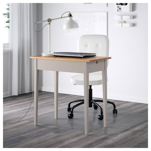 Стол для ноутбука НОРРОСЕН, серый (79x40 см) - схема-чертеж с размерами