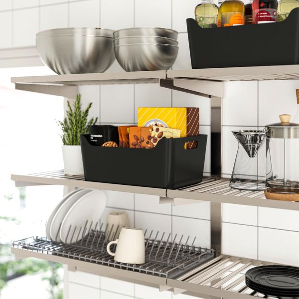 UPPDATERA Контейнер - антрацит 34x24 см - фото 3