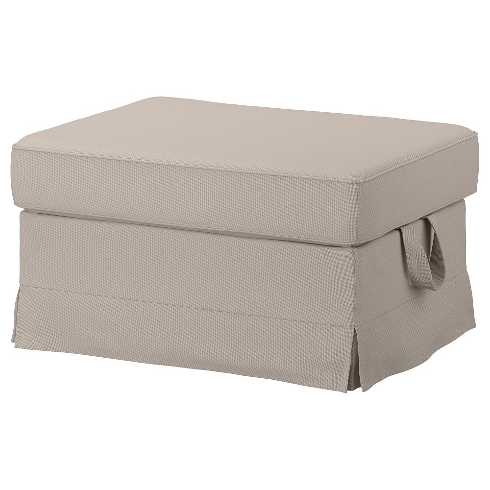 Табурет для ног, Totebo светло-бежевый IKEA EKTORP ЭКТОРП 993.199.14 - фото 1