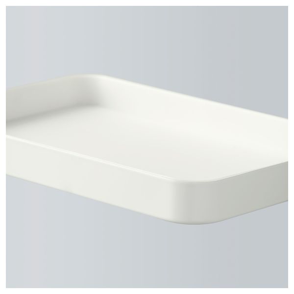 Полка с консолью АЛЬГОТ, белый (30x20 см) - схема-чертеж с размерами