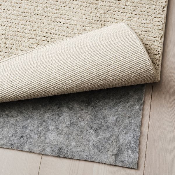 Ковер, короткий ворс, светло-бежевый 133x195 см IKEA SPORUP СПОРУП 904.534.31 - схема-чертеж с размерами