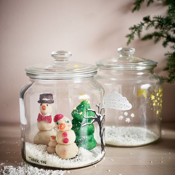 Банка с крышкой, прозрачное стекло 1.9 л IKEA VARDAGEN ВАРДАГЕН 403.731.92 - фото 5