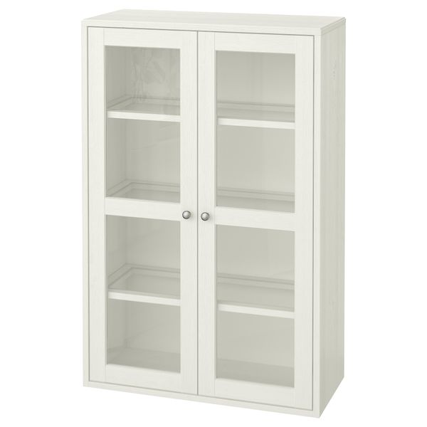 Шкаф-витрина, 81x35x123 см, белый IKEA HAVSTA ХАВСТА 303.886.36 - фото 1