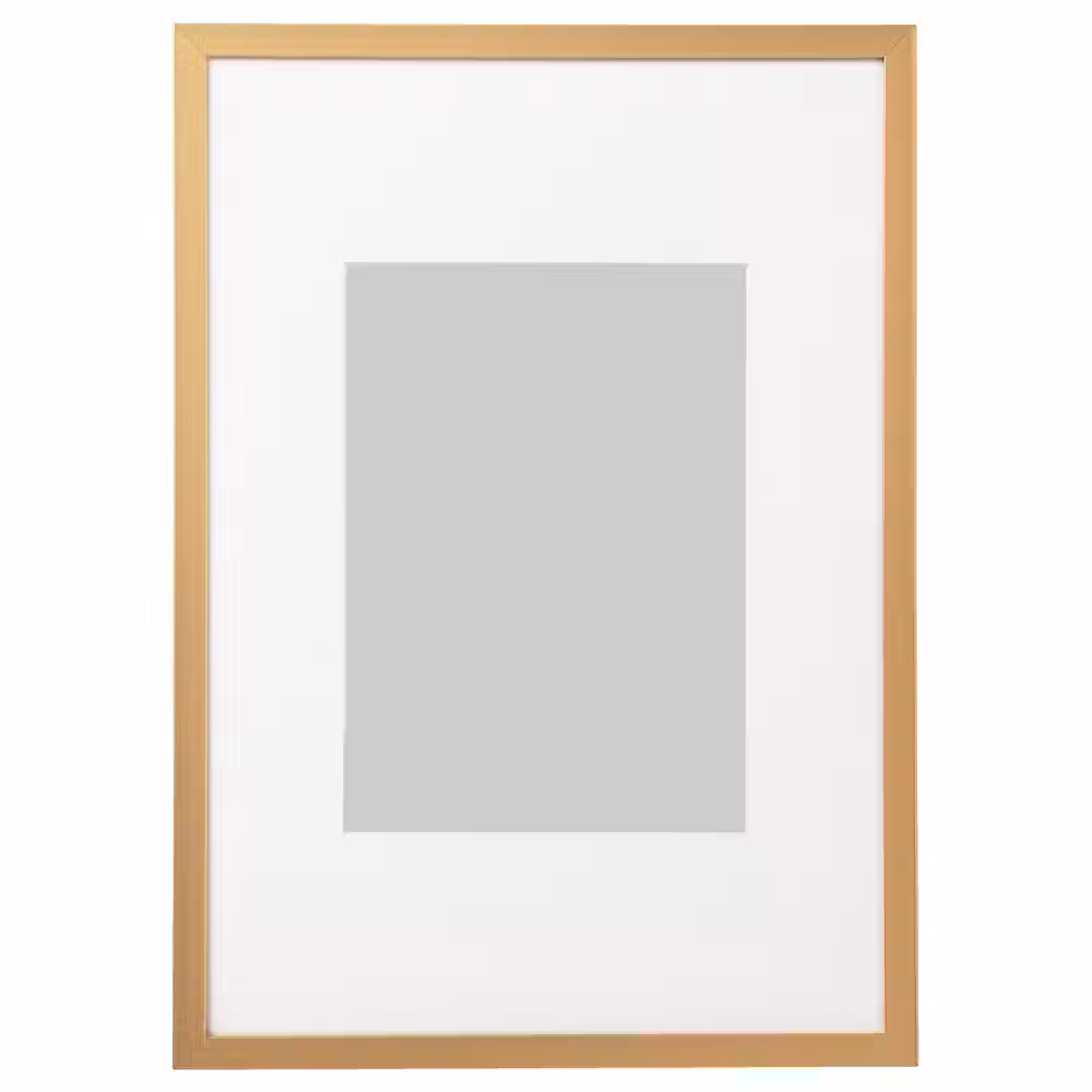 LOMVIKEN Рама - золотой 21x30 см - фото 1