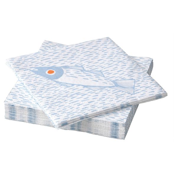 Салфетка бумажная 33x33 см IKEA SOMMARDRÖM СОММАРДРЁМ 004.818.86 - фото 1