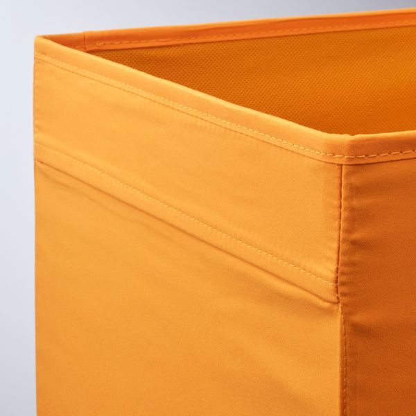 Коробка, оранжевый 33x38x33 см IKEA ДРЁНА 604.439.76 - схема-чертеж с размерами