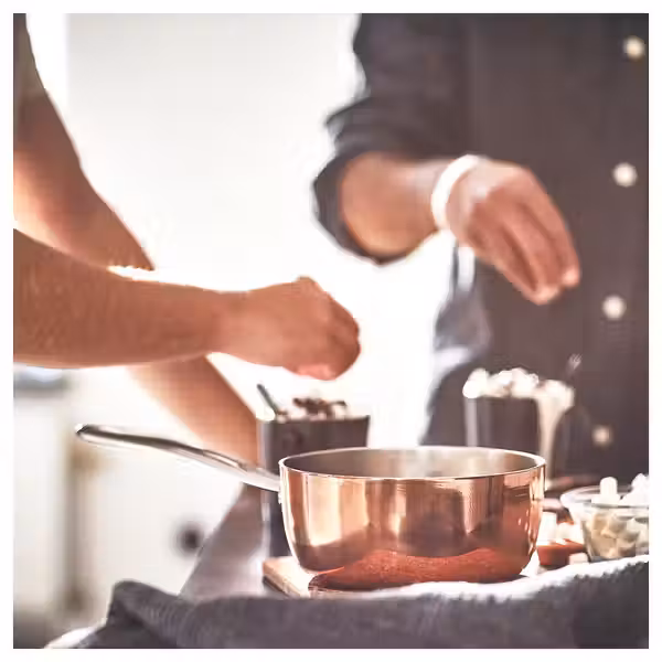 FINMAT Ковш с крышкой - медь/нержавеющ сталь 1.5 л - фото 12