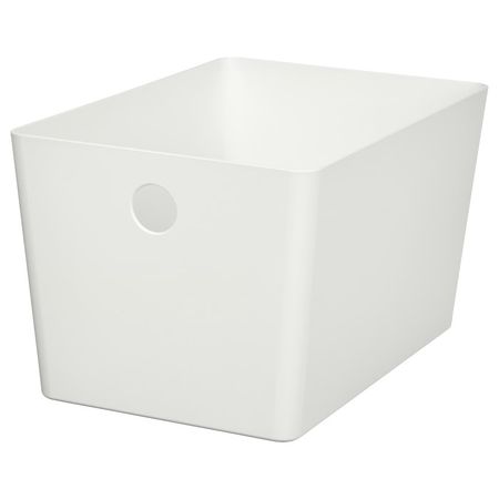 KUGGIS Контейнер - белый 18x26x15 см