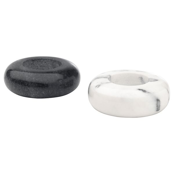 Подсвечник для греющей свечи СИТТНИНГ, разные цвета, мрамор (2 см) - фото 1